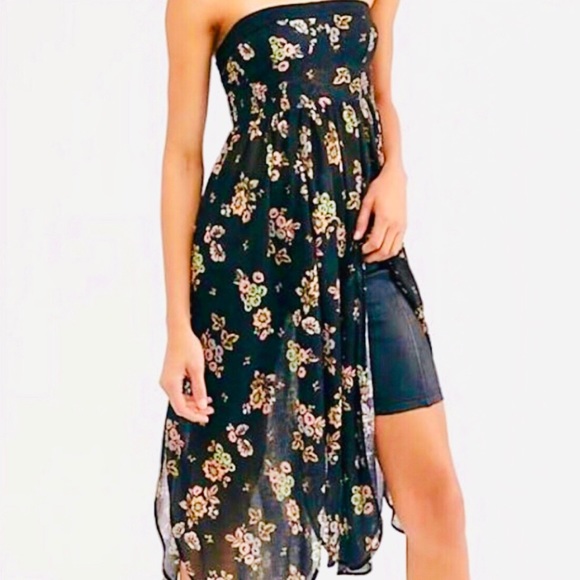 NWOT Free People strapless Kitty tube top tulip dress - Picture 4 of 10